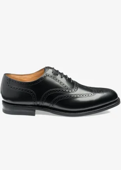 Discount 302 Oxford Brogue Shoes - Black Polished Shoes|Shoes