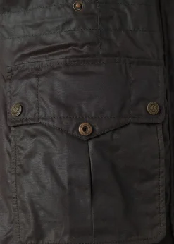 Best Alma Wax Gilet - Dark Olive Women Gilets
