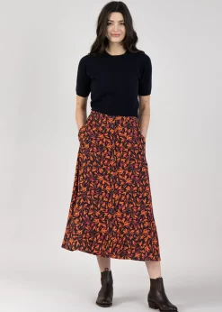 Fashion Anglesey Midi Skirt - Autumn Multi Women Skirts