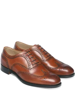 Online Arthur III Oxford Brogues - Dark Leaf Burnished Shoes|Shoes