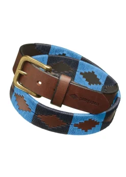 Discount Azules 1.5" Polo Belt - Navy and Sapphire Blue Women Belts & Buckles|Belts