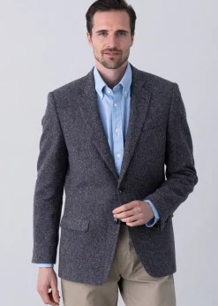 Sale Barmoor Donegal Tweed Jacket - Grey Tweed & Tailored Jackets
