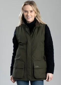 Fashion Beaconsfield Gilet - Olive Women Gilets