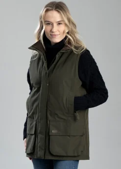 Fashion Beaconsfield Gilet - Olive Women Gilets