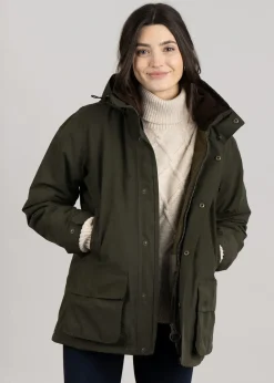 Clearance Beaconsfield Jacket - Olive Women Coats & Jackets