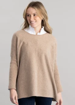 Outlet Beatrice Crew Cape - Women Knitwear