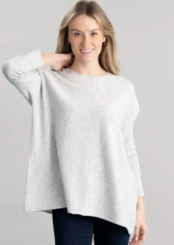 Fashion Beatrice Crew Cape - Women Knitwear