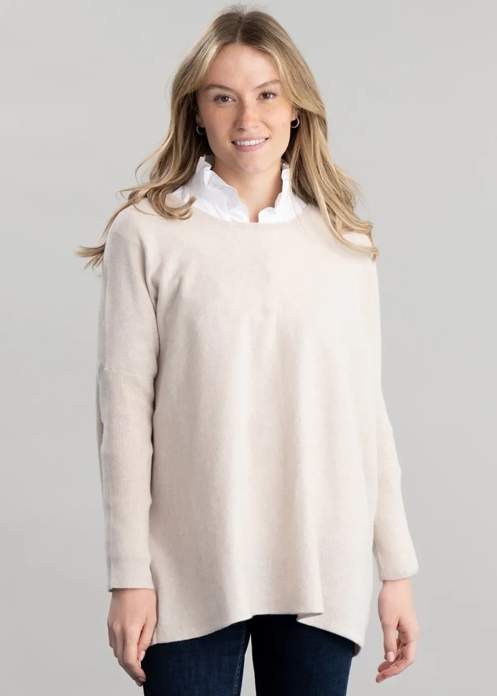 Outlet Beatrice Crew Cape - Women Knitwear