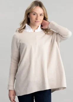 Outlet Beatrice Crew Cape - Women Knitwear