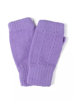Best Briar Cashmere Fingerless Mittens - Women Gloves