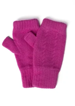 Clearance Briar Cashmere Fingerless Mittens - Women Gloves