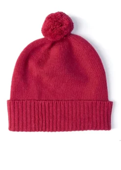 Best Briar Cashmere Pom Pom Beanie - Women Hats & Caps