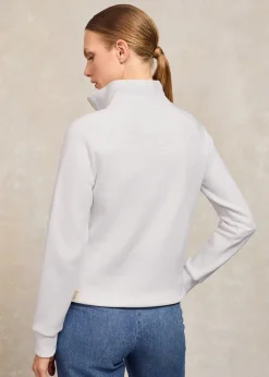 Hot Burford Quarter Zip Neck Sweatshirt - Women Sweatshirts
