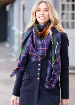 Sale Caledonia Wool Silk Shawl Scarf - Women Scarves