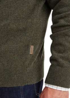 Best Calton Cotton Cashmere 1/4 Zip Jumper - Knitwear