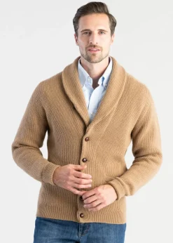 Sale Camelhair Windsor Shawl Jacket - Camel Knitwear
