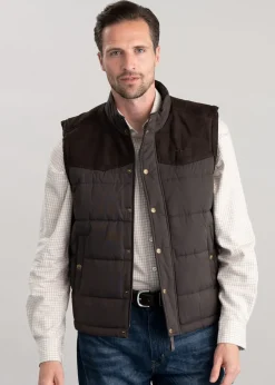 Online Carnarvon Vest - Chocolate Gilets