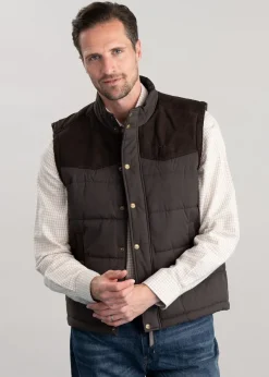 Online Carnarvon Vest - Chocolate Gilets