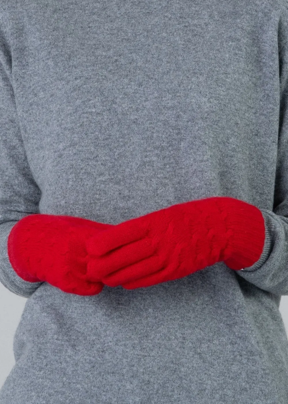 Discount Cashmere Cable Gloves - Women Gloves