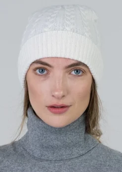 Sale Cashmere Cable Hat - Women Hats & Caps