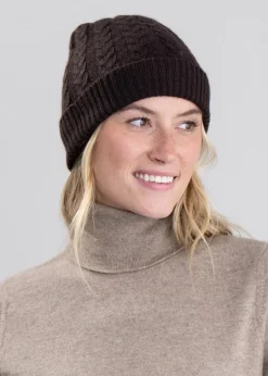 Sale Cashmere Cable Hat - Women Hats & Caps