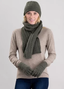 Discount Cashmere Cable Hat - Women Hats & Caps