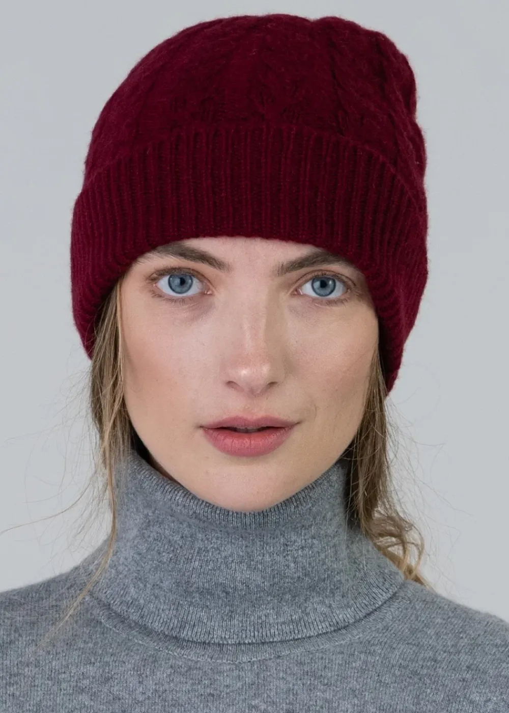 Discount Cashmere Cable Hat - Women Hats & Caps
