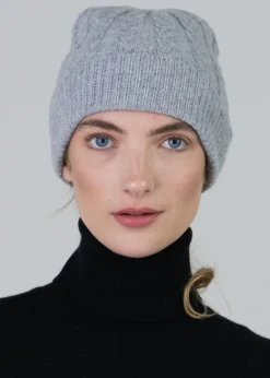 Discount Cashmere Cable Hat - Women Hats & Caps