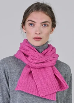 Sale Cashmere Cable Scarf - Women Scarves