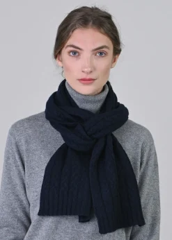Outlet Cashmere Cable Scarf - Women Scarves