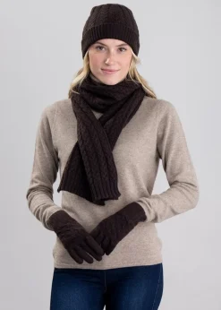 Best Cashmere Cable Scarf - Women Scarves