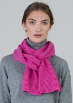 Best Cashmere Ribbed Scarf - Women Scarves