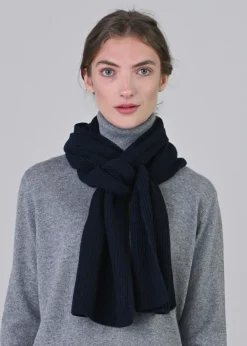Best Cashmere Ribbed Scarf - Women Scarves