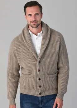 Outlet Cashmere Windsor Shawl Jacket - Knitwear