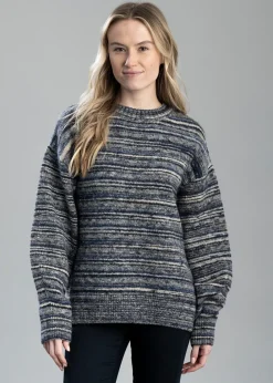 Clearance Cassie Knitted Jumper - Grey Multi Women Knitwear