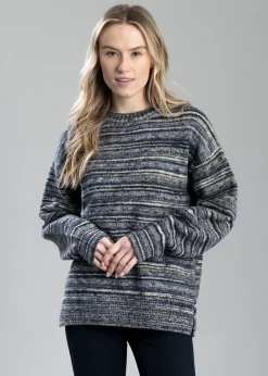 Clearance Cassie Knitted Jumper - Grey Multi Women Knitwear