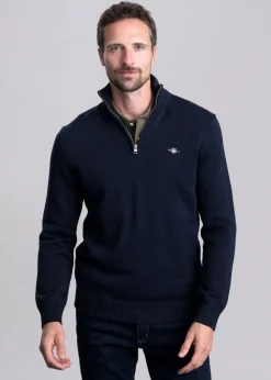 Clearance Casual Cotton Half Zip - Knitwear