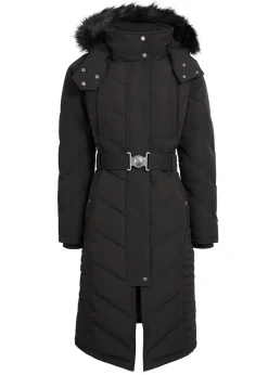 Sale Charlotte Sport Longline Coat - Black Women Coats & Jackets
