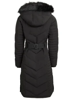 Sale Charlotte Sport Longline Coat - Black Women Coats & Jackets