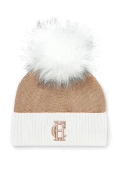 Discount Chelsea Merino Bobble Hat - Camel Women Hats & Caps