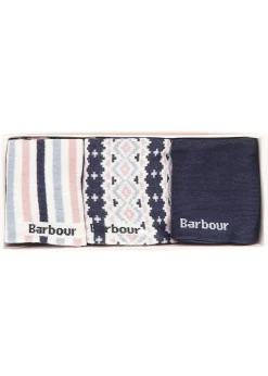 Best Claudia Fairisle Sock Gift Set - Pink and Navy Women Socks