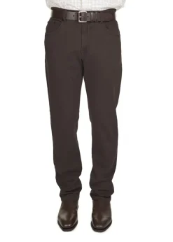New Coloured Broken Twill Jean - Brown Trousers & Jeans