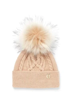 Discount Cortina Bobble Hat - Camel Champagne Women Hats & Caps