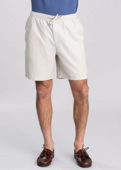 New Cotton Linen Relaxed Shorts - Shorts