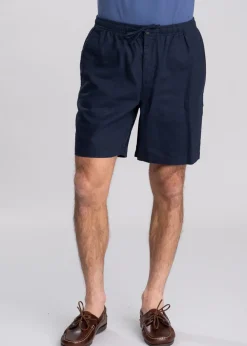 Hot Cotton Linen Relaxed Shorts - Shorts