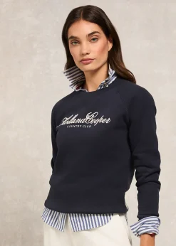 Discount Country Club Crew Sweat - Ink Navy Women Sweatshirts