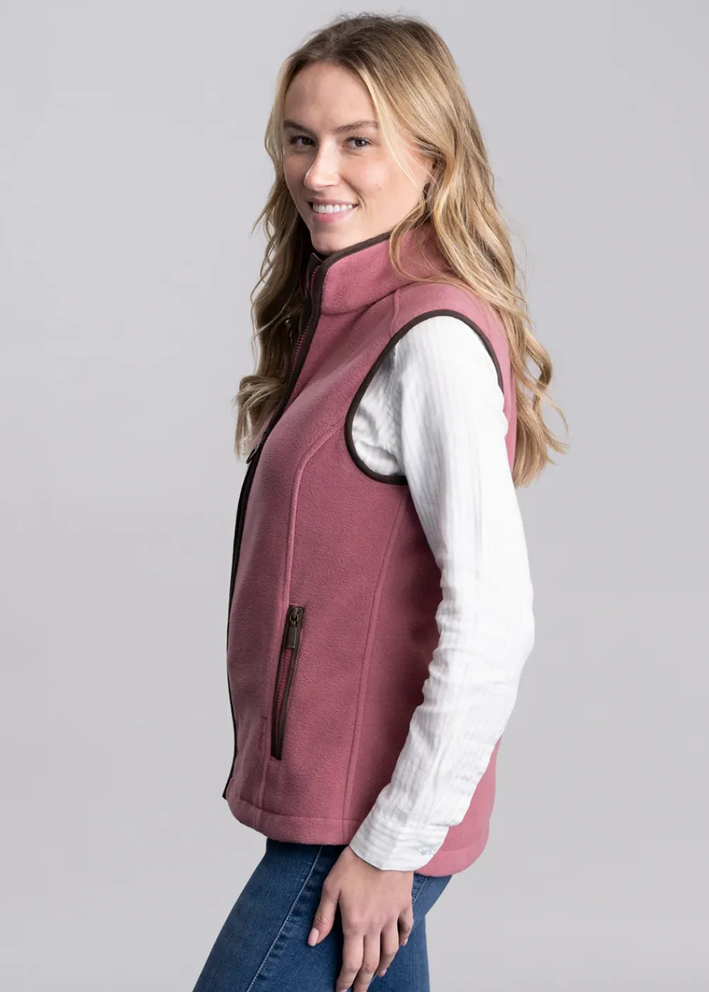 Discount Country Colton Fleece Gilet - Deep Pruce Women Gilets|Fleece