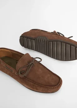 New Courage Driving Shoes - Choco Suede Shoes|Shoes