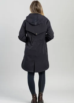 Online Cressida Rain Coat - Navy Women Coats & Jackets