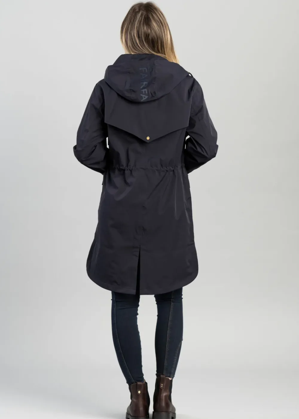 Online Cressida Rain Coat - Navy Women Coats & Jackets